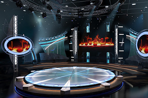 TV Studio Entertainment Set 5