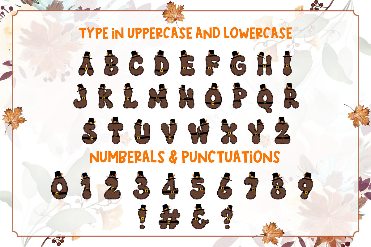 Retro Thanksgiving - Color Fonts, a Font by Adalin Shop (Photo 3 of 9)