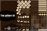 112 Thai pattern 02 NHD, a Brush Add-On by Nan'Heidi (Thumbnail 1 of 8)