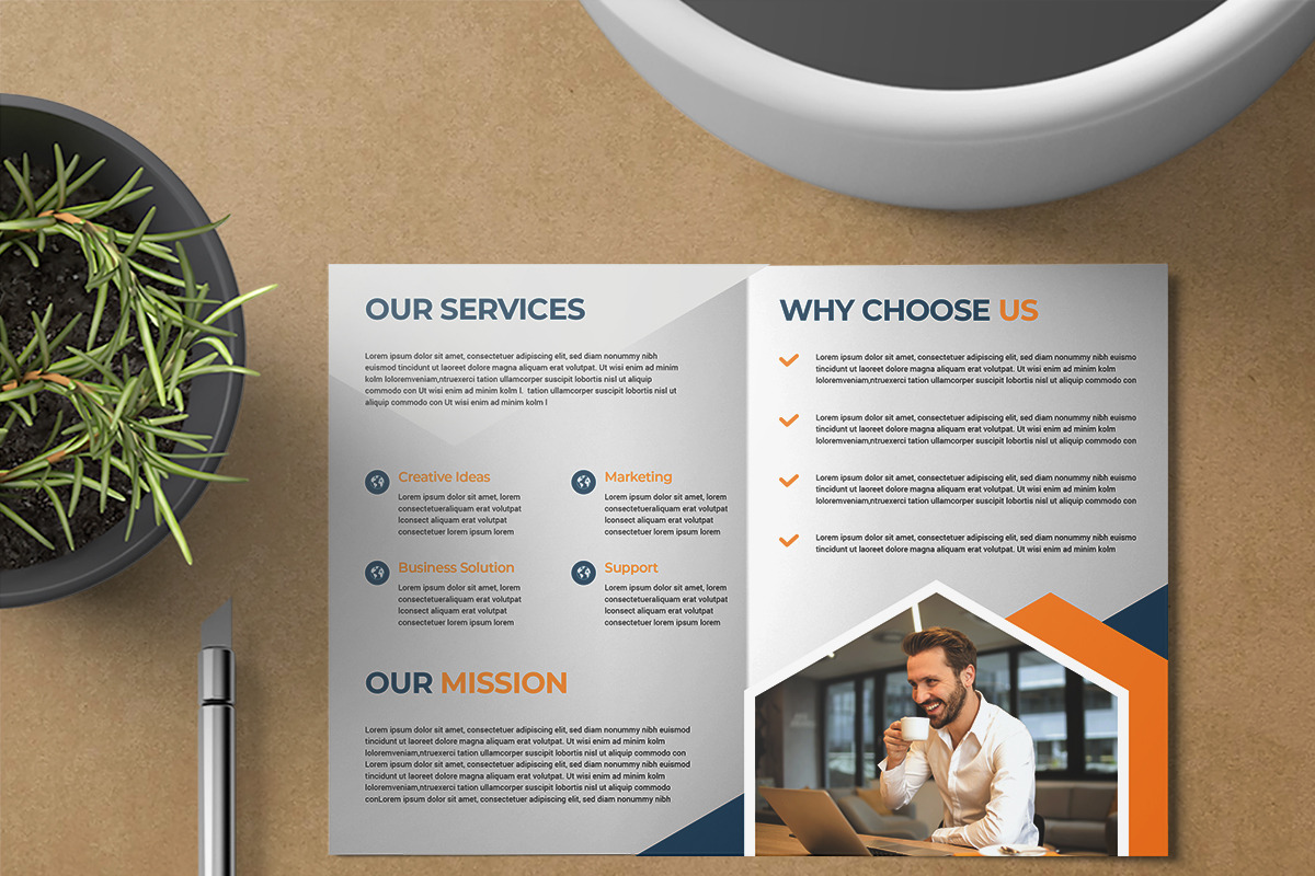 Bussiness bifold-brochure, a Brochure Template by Limino™ Studio (Photo 2 of 2)