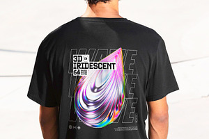 3D Iridescent - 64 Illustrations