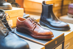 Brown and Black Dress Shoes