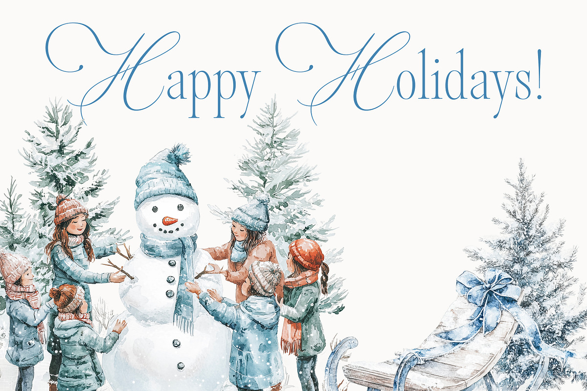 New! Winter Christmas Edition, a Seasonal Illustration by Isabelle Salem (Photo 104 of 227)