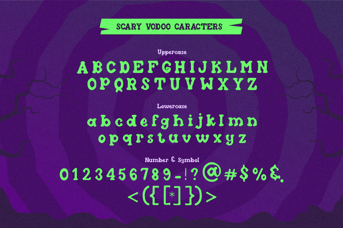 Scary Vodoo - Halloween Display, a Serif Font by Pandeka Studio (Photo 9 of 9)