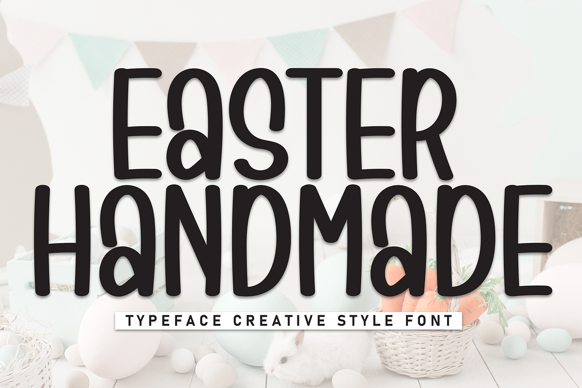 Easter Handmade | Script Font, a Script Font by Scratchones (Photo 1 of 8)