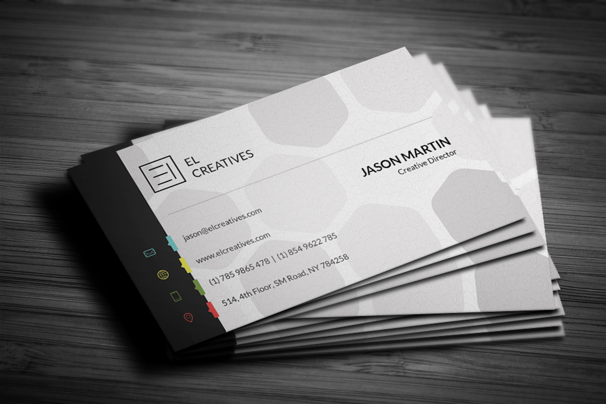 Creative Colorful Business Card, a Business Card Template by bouncy (Photo 3 of 4)