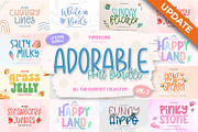 Adorable Font Bundle Vol 3, a Script Font by yumnatype (Thumbnail 1 of 12)