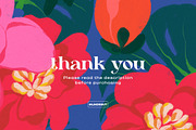 Bold Bloom Abstract Flower Pattern, a Pattern Graphic by likorbut (Thumbnail 12 of 12)