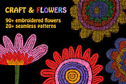 70s craft flower-embroidery&patterns, an Illustration by okchizh (Thumbnail 1 of 10)
