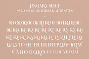 January Love - SVG Font Duo Pack, a Serif Font by SilverStag Type Foundry (Thumbnail 25 of 35)