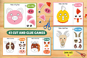 Farm Activity Pages for Kids, an Education Illustration by Gulnara Sabirova (Thumbnail 7 of 19)
