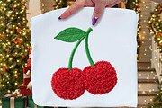 Faux Crochet Valentines Day Cherry, an Illustration by Craft Nest (Thumbnail 2 of 5)