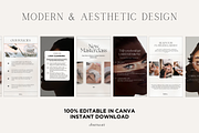 Lash Tech Template Instagram Stories, a Social Media Template by Studio Eburnean (Thumbnail 3 of 3)