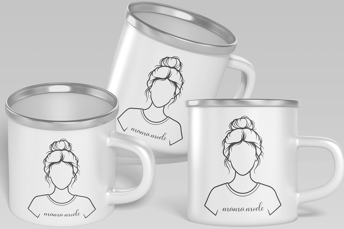 Mama Mode Mother's Day Shirt svg, a Person Illustration by Ghagra (Photo 4 of 7)