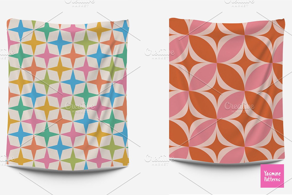 Mid Century Atomic Patterns, a Pattern Graphic by Yasmine Patterns (Photo 5 of 6)
