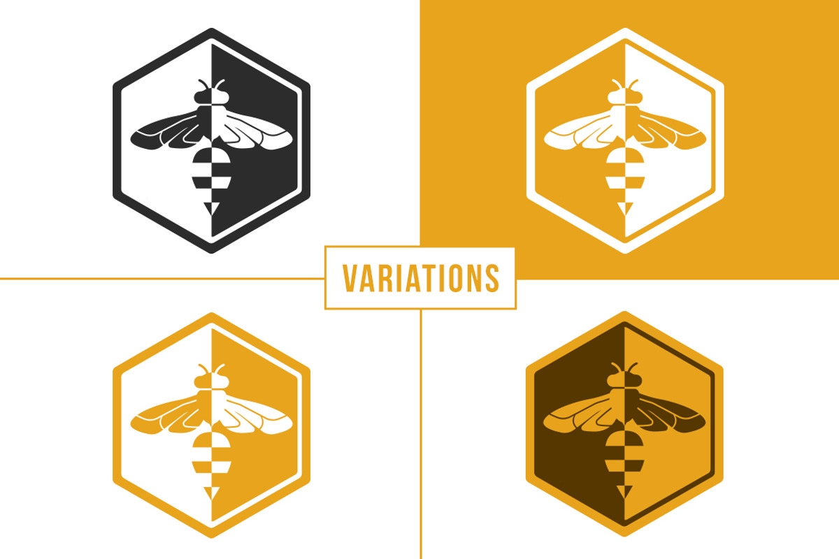 Bee Logo, a Branding & Logo Template by M. E. Smith Design (Photo 2 of 3)