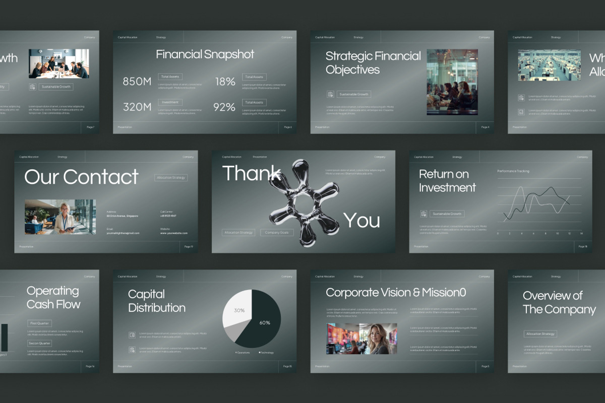 Capital Allocation Strategy Keynote, a Presentation Template by Loin Studio (Photo 4 of 4)