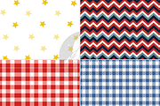 Americana Stars and Stripes Pattern, a Pattern Graphic by Paper & Pattern Studio (Thumbnail 6 of 9)