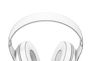Golden headphones, an Object 3D Model by CGAxis (Thumbnail 8 of 10)