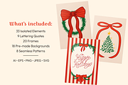 Coquette Christmas Collection, a Seasonal Illustration by Felizabeth Design (Thumbnail 2 of 13)