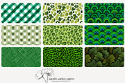 80 green geometric seamless pattern, a Pattern Graphic by Poppy Lane Studio (Thumbnail 5 of 11)