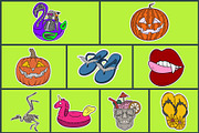 Summerween Hot Ghoul Vector Stickers, an Object Graphic by Jakayla Digital Co (Thumbnail 5 of 7)