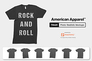 American Apparel TR401 Mockups, a Shirt Mockup by Photific (Thumbnail 1 of 6)