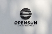 Letter O sun logo design template, a Branding & Logo Template by Amadul11 (Thumbnail 4 of 4)