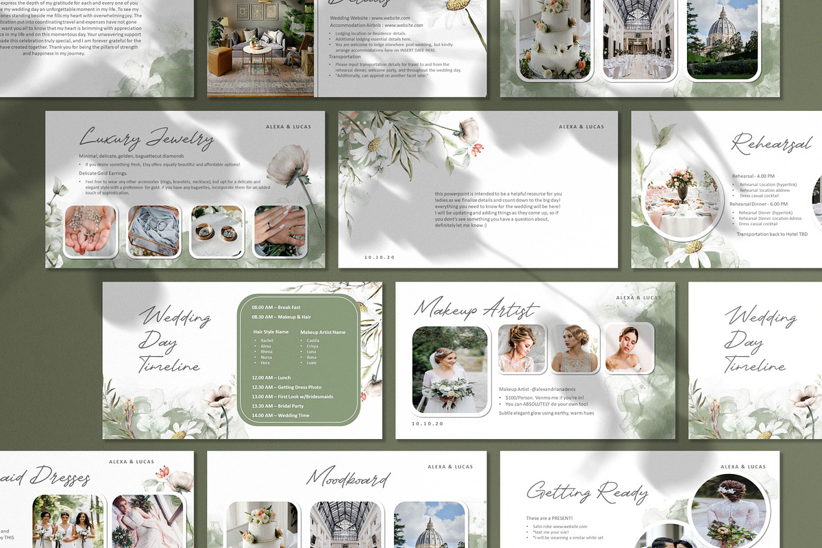 Wedding Planner Powerpoint Template, a Presentation Template by SKY CREATION (Photo 3 of 6)