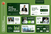 Green White Seed Funding Deck, a Presentation Template by Sixtemp (Thumbnail 1 of 3)