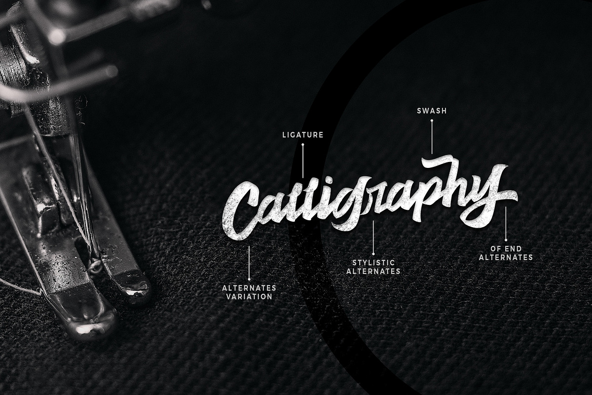 Never Ending - Vintage Script, a Script Font by Inspiratype (Photo 8 of 10)