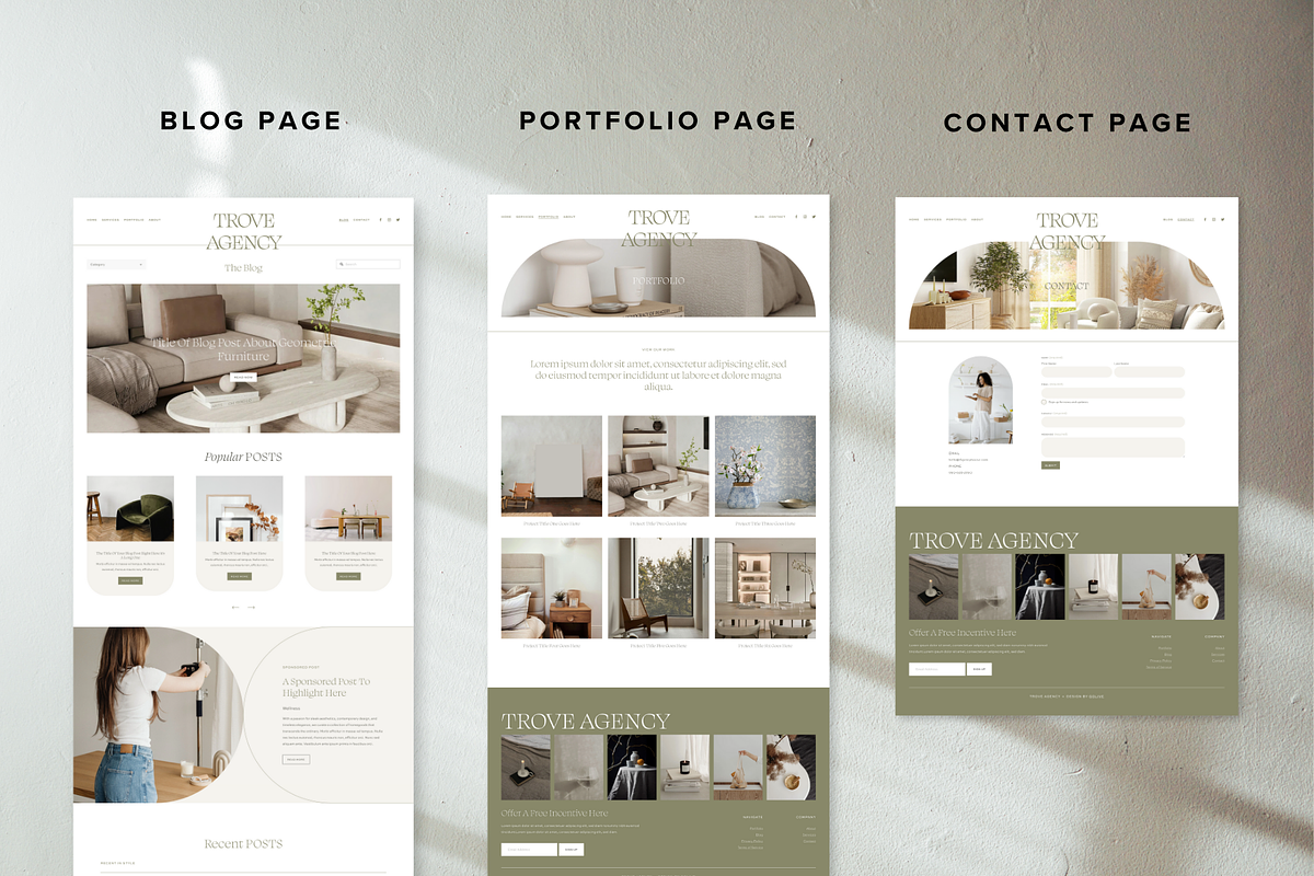 Modern Services Squarespace Template, a Squarespace Template by GoLive Website Templates (Photo 9 of 12)