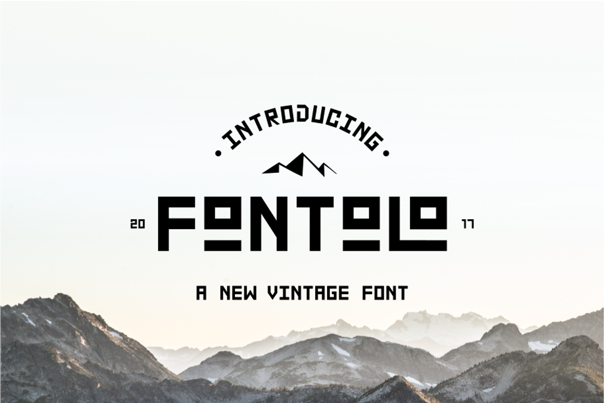 Fontolo Typeface + BONUS