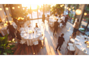 Elegant event hall filled with, a Person Photo by Igor Tichonow