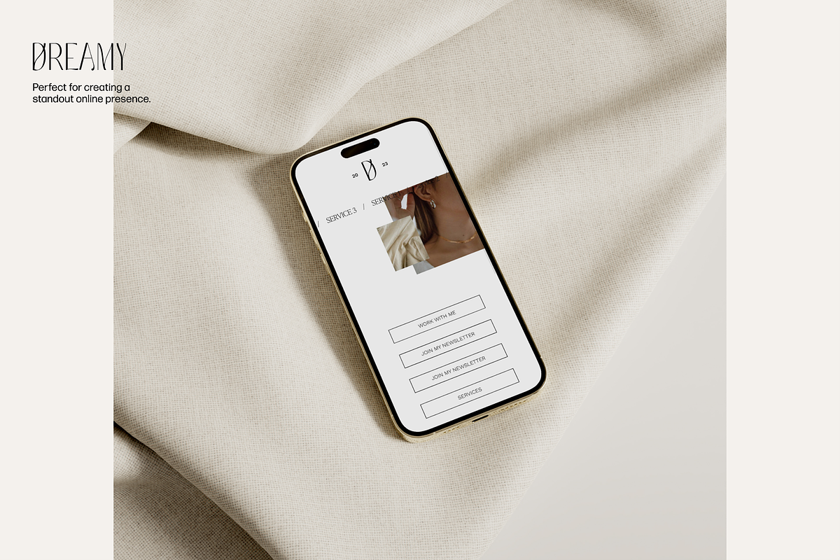 Squarespace Website Template DREAMY, a Squarespace Template by StudioHuomenta (Photo 2 of 11)