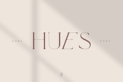 Hues Serif, a Serif Font by vuuuds (Thumbnail 1 of 13)