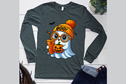 Cute Halloween Ghost Digital Shirt, a Graphic by Vector Portal (Thumbnail 4 of 4)