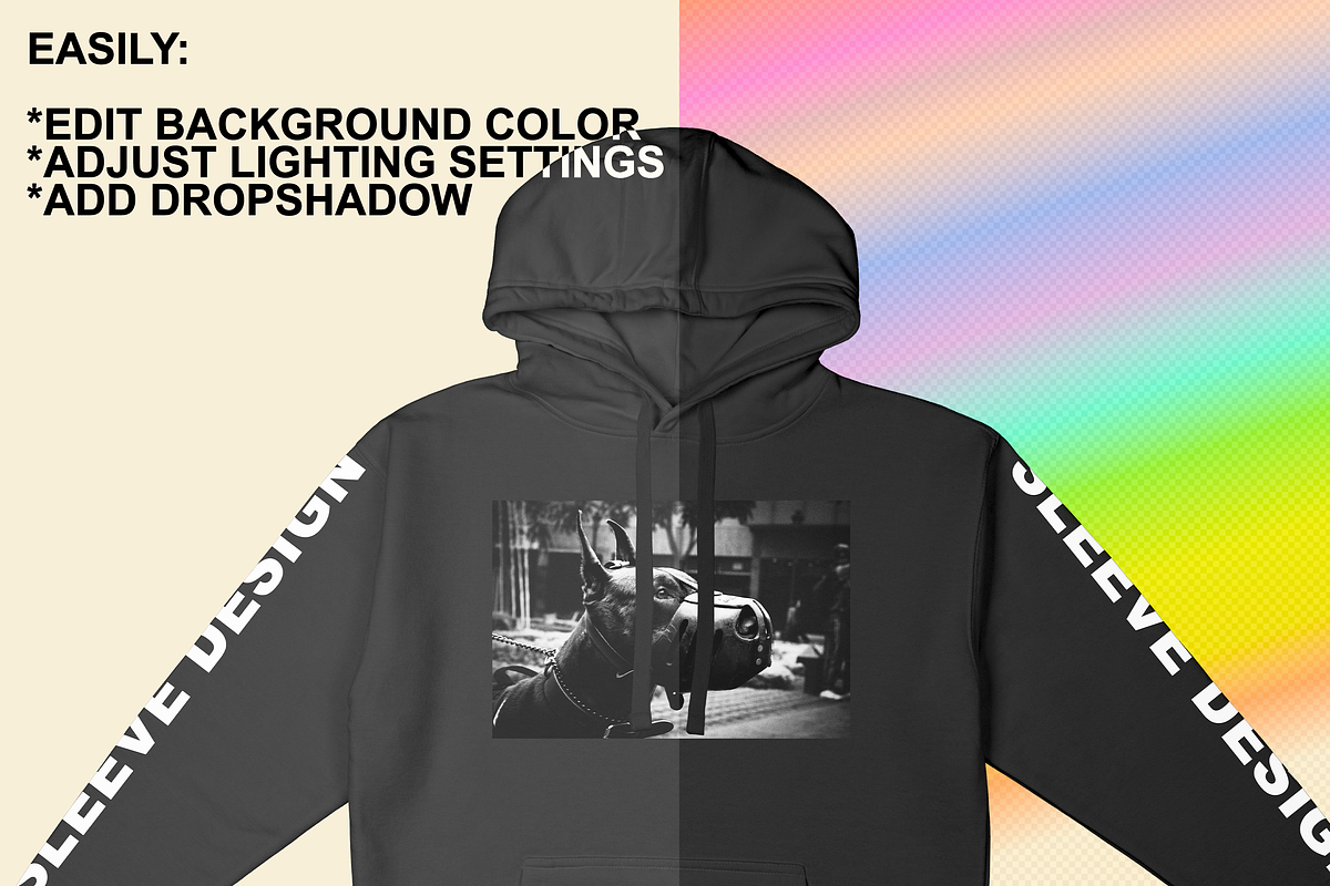 Hoodie Mockup Cotton-Heritage M2580, a Hoody Mockup by Infinity Mockups (Photo 5 of 8)