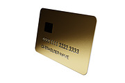 Gold bank credit card 3d model, an Object 3D Model by Art's and patterns (Thumbnail 3 of 6)