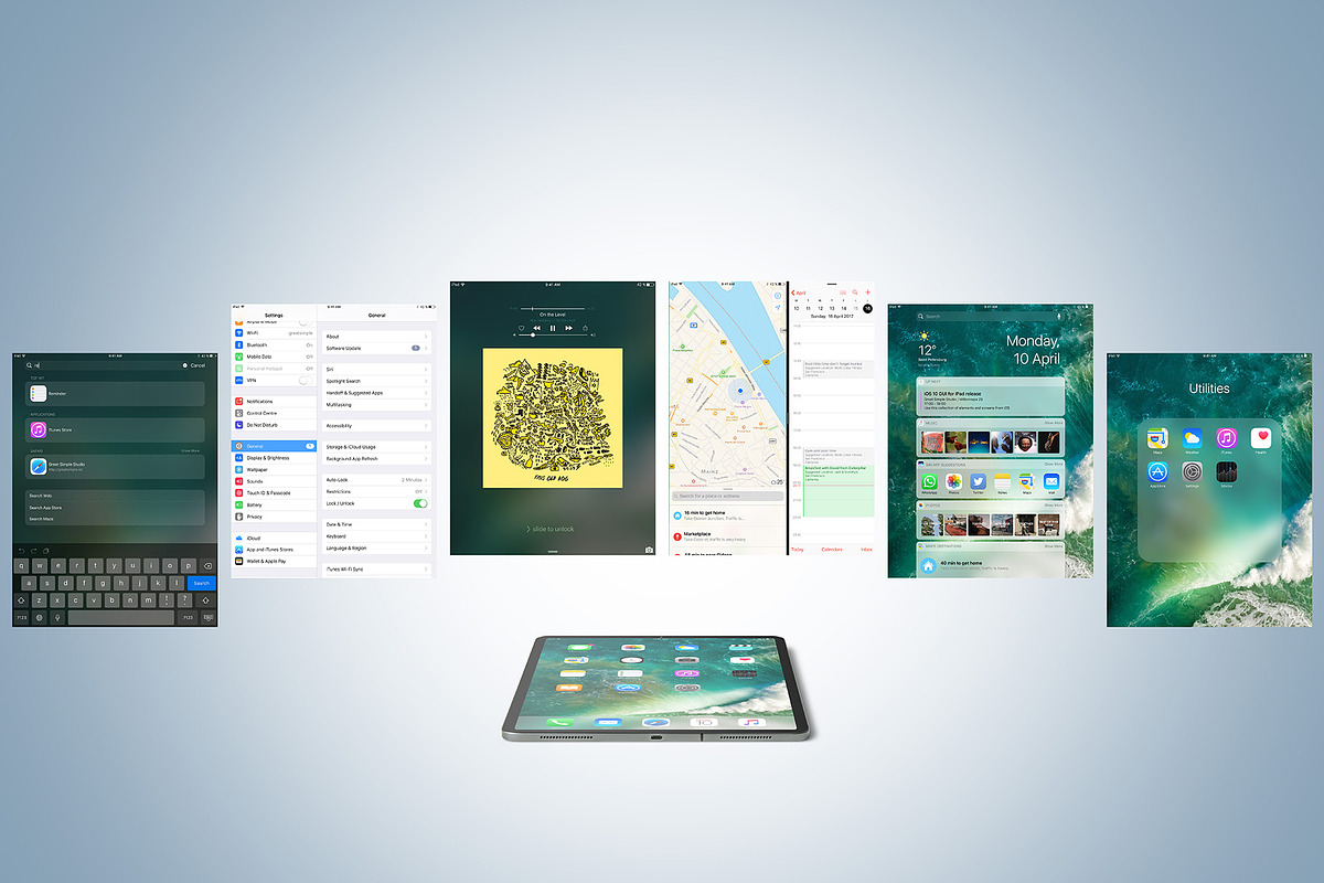 iPad Pro (2018) Mockup, an iPad Mockup by Zabiegala MP (Photo 12 of 15)