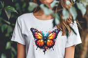 Butterfly illustrations with splash, an Animal Illustration by yod67 (Thumbnail 9 of 10)