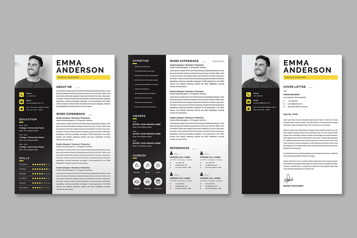 JOB WINNING RESUME - 50 TEMPLATES, a Resume Template by ResumeInventor (Photo 26 of 184)