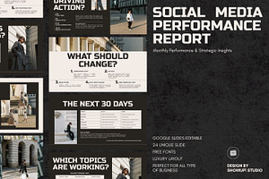 Social Media Performance Slides