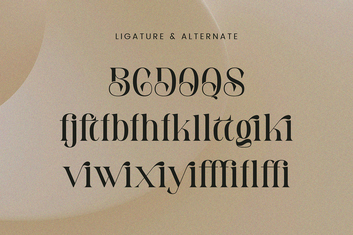 Begitta - Modern Serif Font, a Serif Font by Aqeel_Art (Photo 8 of 12)