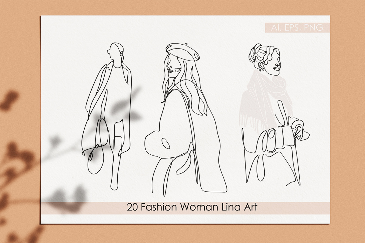 Women fashion art. Fashion vector, a Person Illustration by velychko.ua (Photo 6 of 11)