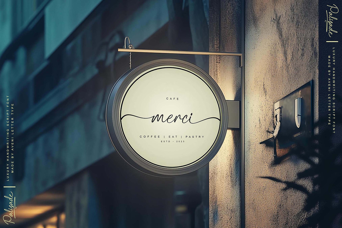 Palisade | Handwritten, a Handwritten Font by Aveni Letter Type (Photo 13 of 15)