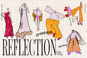 Reflection Scribble & Posters, an Object Graphic by nadispasibenko (Thumbnail 4 of 15)
