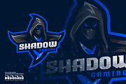 Shadow Mascot Esport Logo, a Branding & Logo Template by prps.std (Thumbnail 1 of 3)