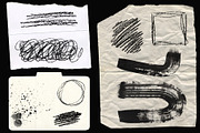 Paper Collage and Scribbles Elements, a Graphic by LarysaZabrotskaya (Thumbnail 20 of 24)