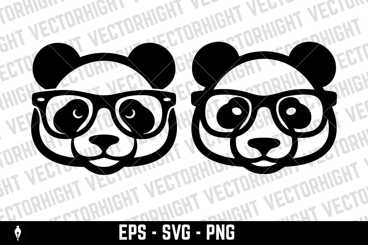 Cute panda bear mascot, an Animal Illustration by Vectorhight (Photo 3 of 3)